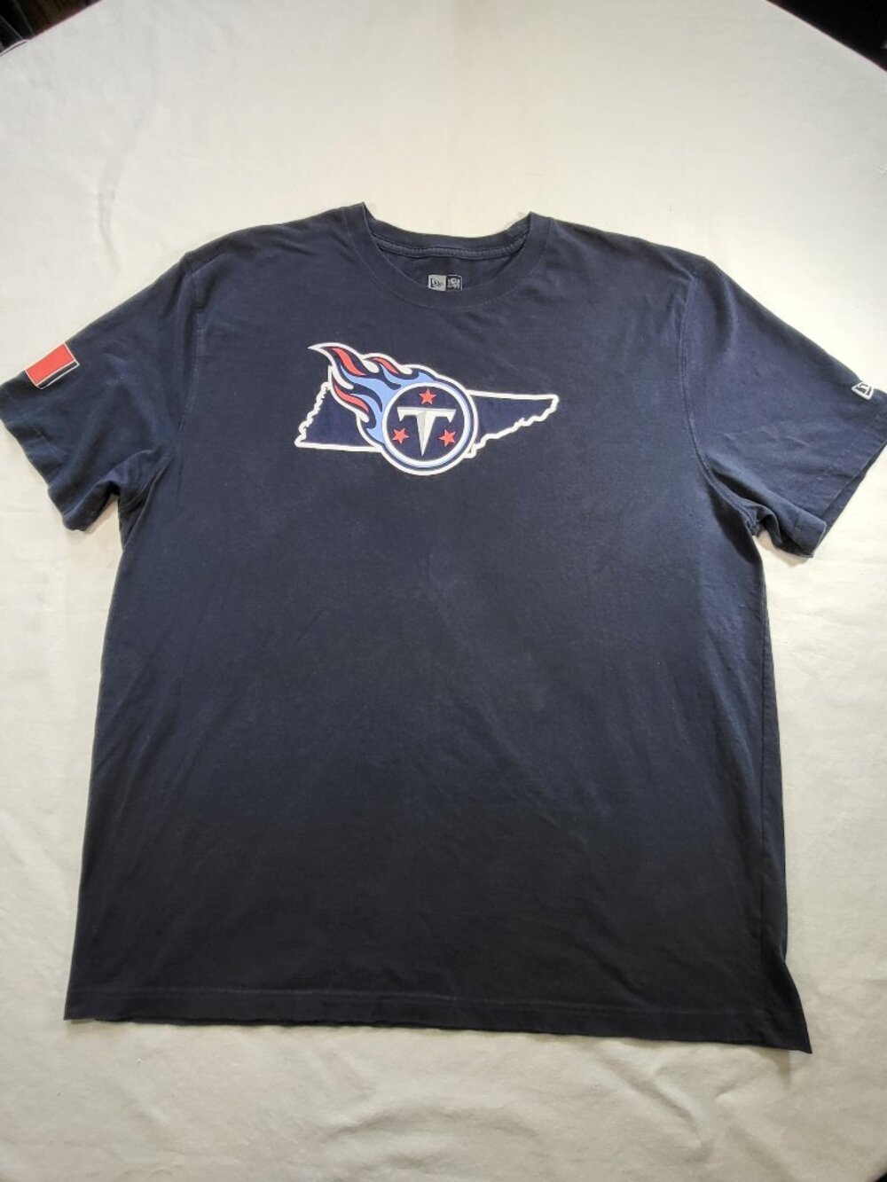 New‎ Era Tennessee Titans 2XL Navy Graphic T-Shirt NFL Fan Gear